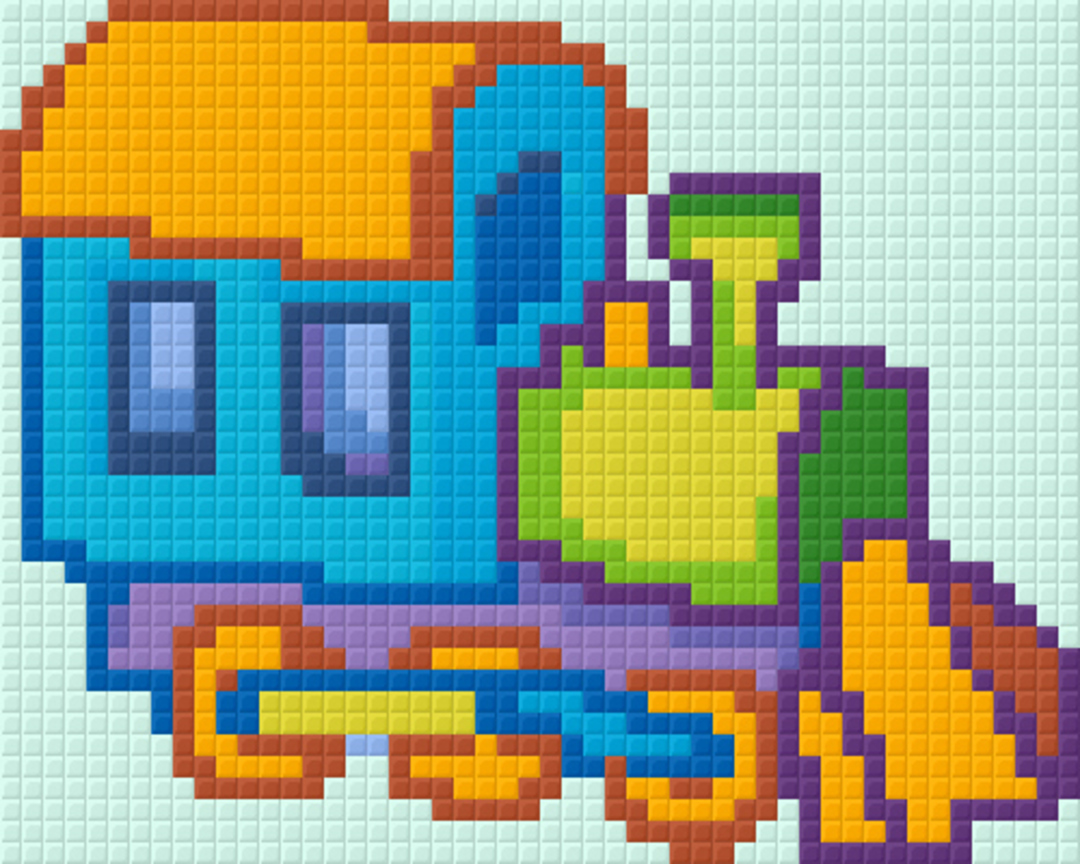 Toy Train One [1] Baseplate PixelHobby Mini-mosaic Art Kit image 0